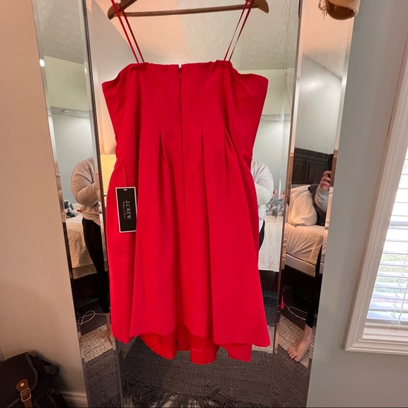 J. Crew - Coral Sweetheart Cocktail Dress - Picture 8 of 11